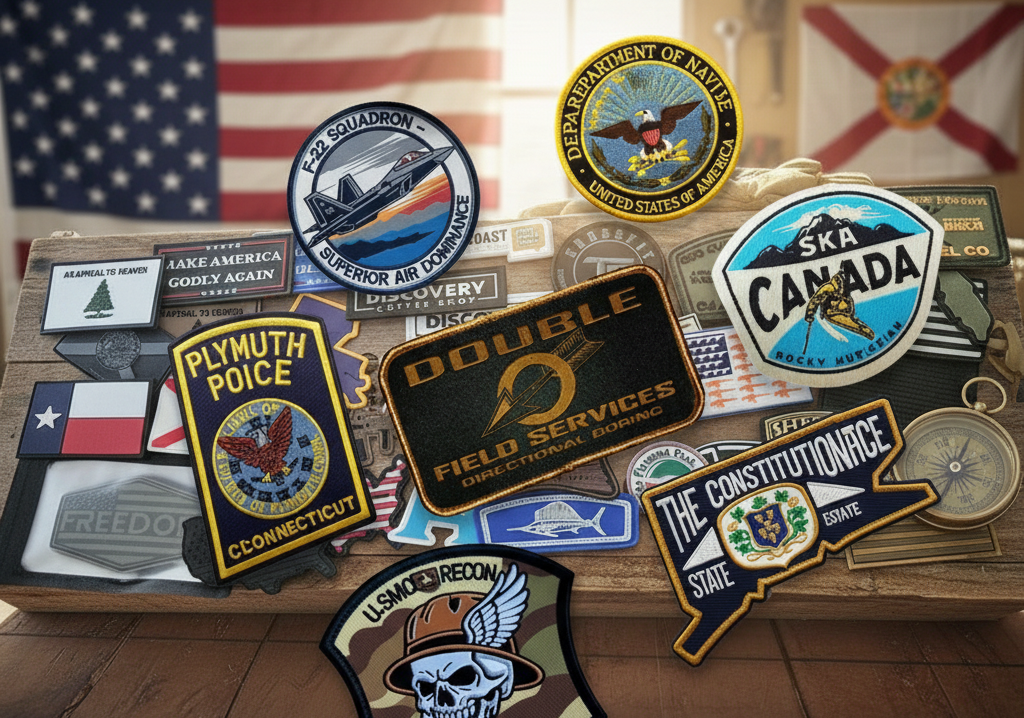 Custom Embroidered Patches - 75 Pieces ($5.00 each) (Copy)