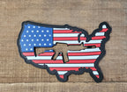USA Gun Cutout