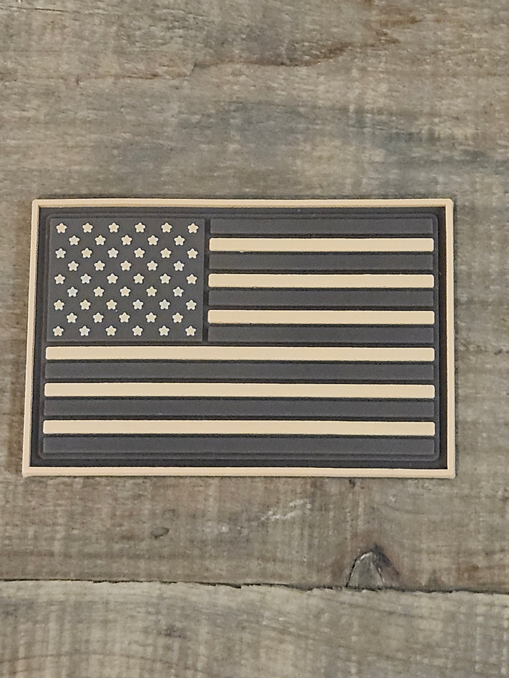 Dark Alternate American Flag PVC Patches